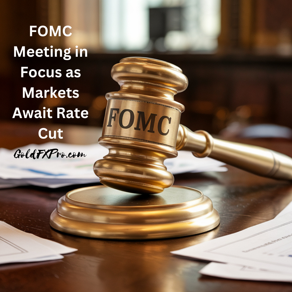 FOMC meeting focus as Federal Reserve prepares for 25bp rate cut and market projections.