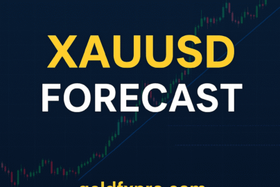 XAUUSD forecast chart with technical outlook and goldfxpro.com branding