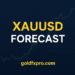 XAUUSD forecast chart with technical outlook and goldfxpro.com branding