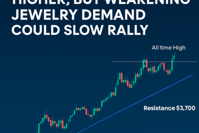 Gold price technical analysis with support and resistance zones - GoldFXPro.com