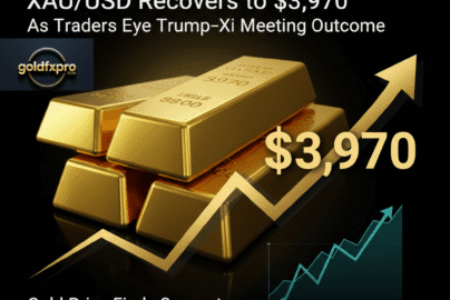 Chart of gold price XAU/USD showing support at around $3,940 and resistance near $4,060.