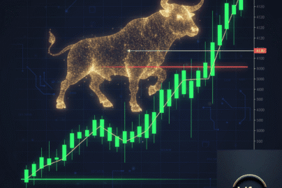 XAUUSD Daily Forecast chart showing bullish recovery from 4000 support on November 19, 2025.