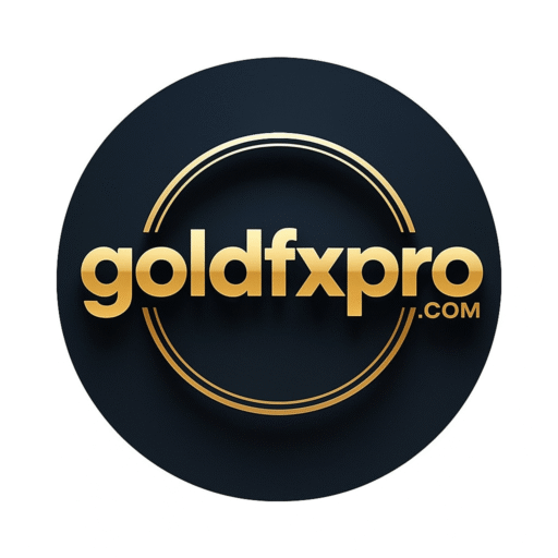GoldFxPro round golden logo – premium gold trading brand icon