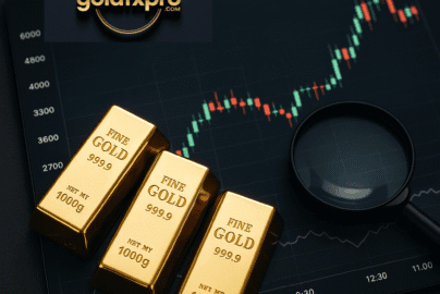 Gold Price Forecast : daily price chart analysis showing gold near $4,100 resistance.