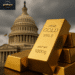 Gold bars illustrating the U.S. government shutdown impact on gold